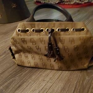 Tan Dooney and Burke hobo bag